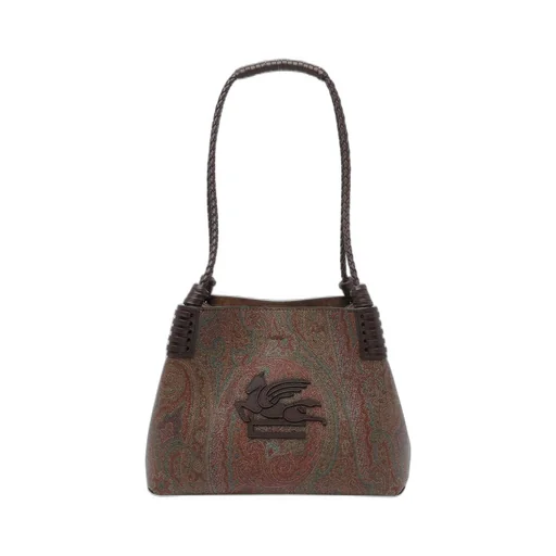 Small Arnica Libra Paisley Top Handle Tote Bag
