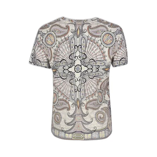 Paisley Printed Crewneck T-Shirt