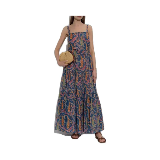 Paisley Printed Maxi Dress