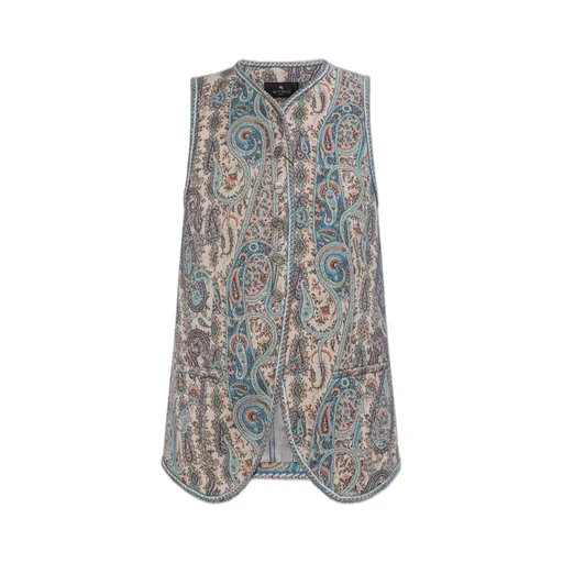 Paisley Printed Vest