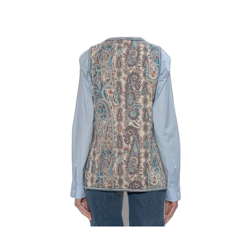 Paisley Printed Vest