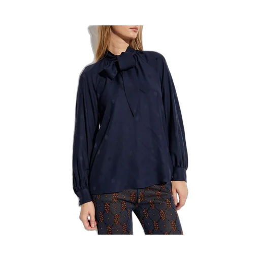 Tie Detailed Fluid Blouse