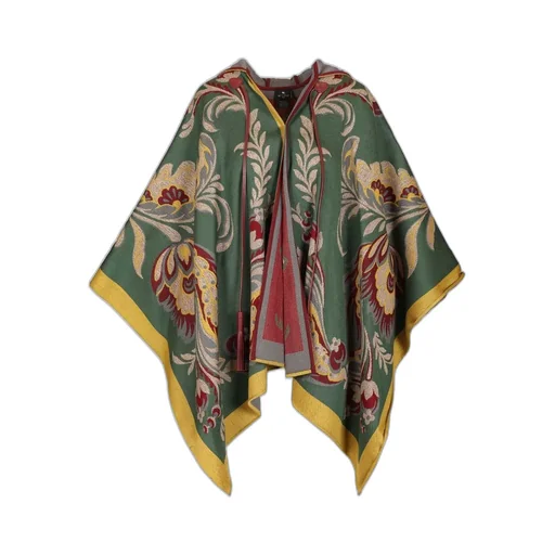 Paisley Motif Cape