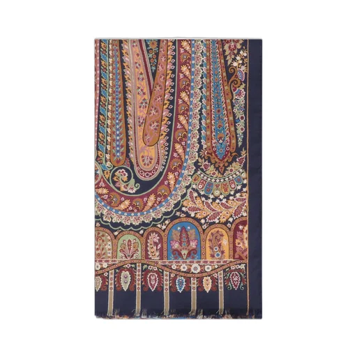Placed Printed Satin Scarf