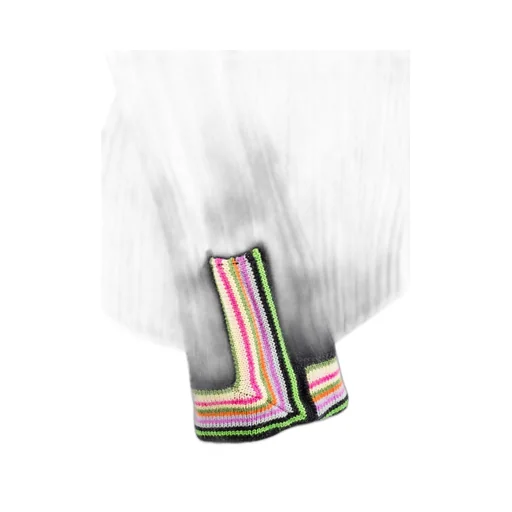 Polo Neck Ribbed Jumper