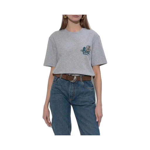 Pegaso Embroidered Short-Sleeved T-Shirt