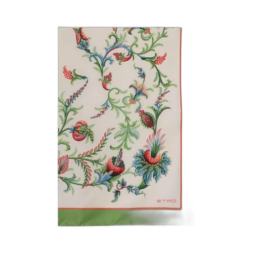 Circular Floral Motif Scarf
