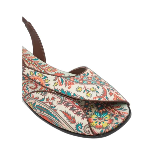 Paisley Printed Sandals
