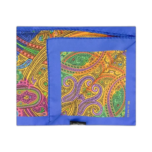 Geometric Paisley Motif Scarf