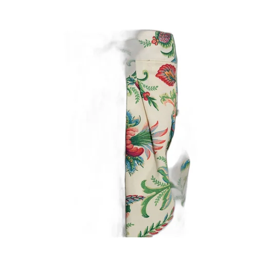 Floral Motif Midi Skirt
