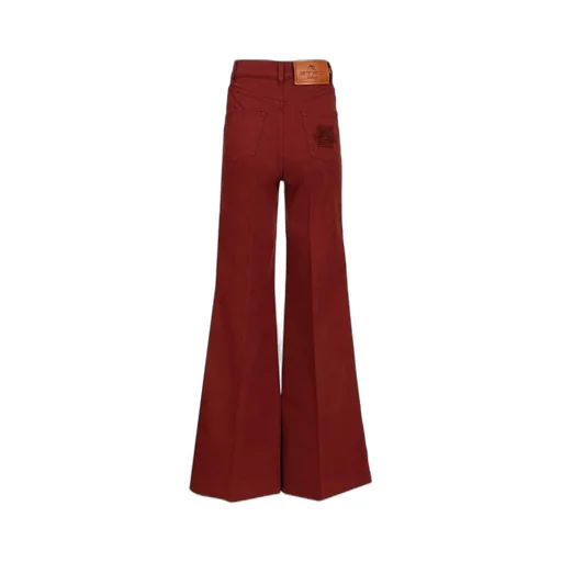 Pegaso Button Flared Denim Jeans