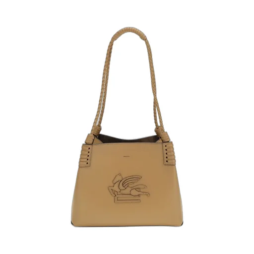 Libra Logo Patch Shoulder Bag