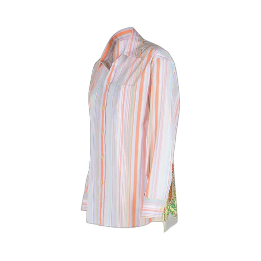 Pinstriped Long-Sleeved Shirt