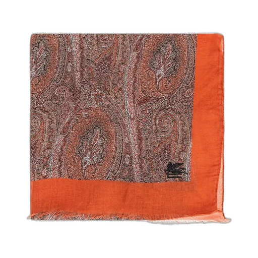 Floral Paisley Motif Scarf