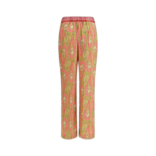 Paisley Printed Bootcut Trousers