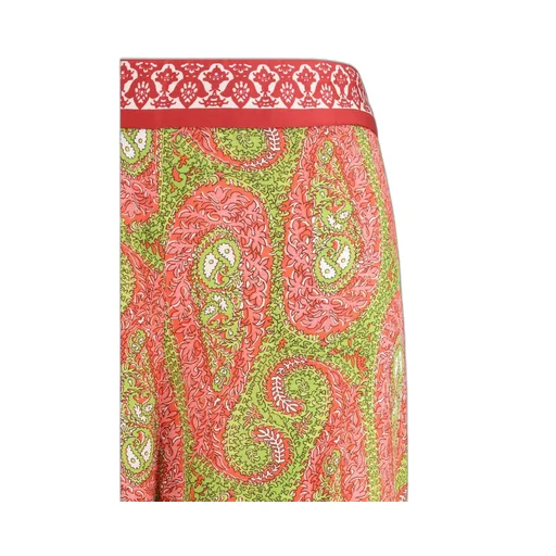 Paisley Printed Bootcut Trousers