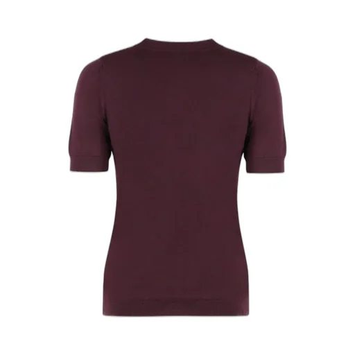 Floral Jacquard Crewneck Top