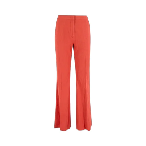 Paisley-Jacquard Flared Trousers