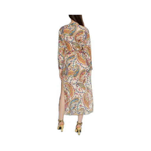Paisley Printed Midi Dress