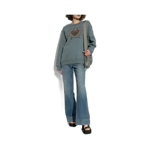 Graphic Printed Crewneck Sweatshirt