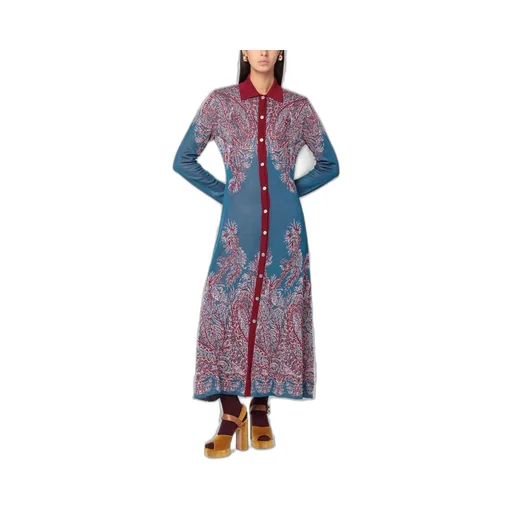Paisley Printed Shirt Dress