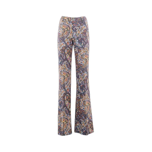 Paisley Printed Cady Trousers