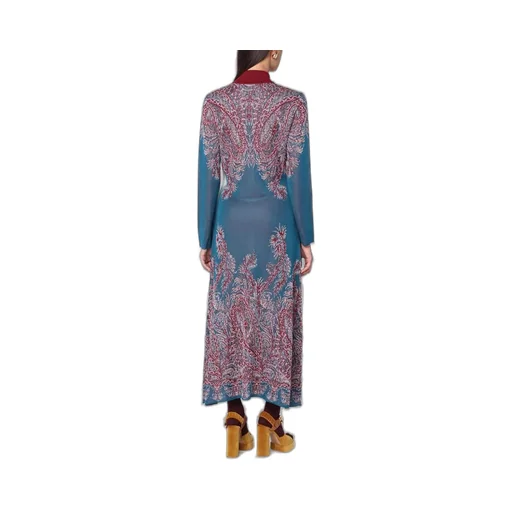 Paisley Printed Shirt Dress