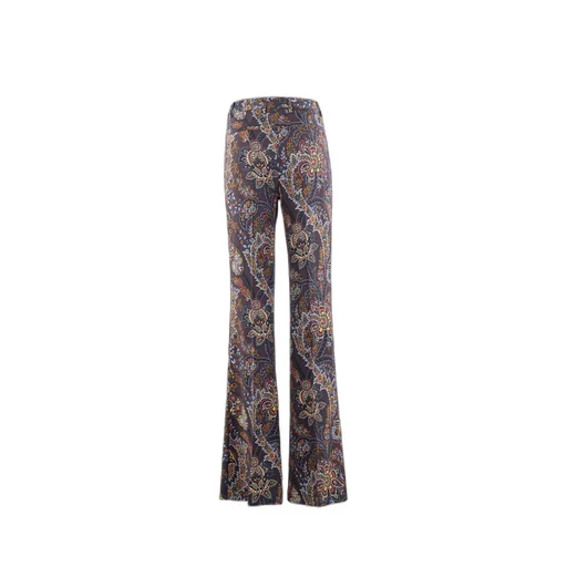 Paisley Printed Cady Trousers