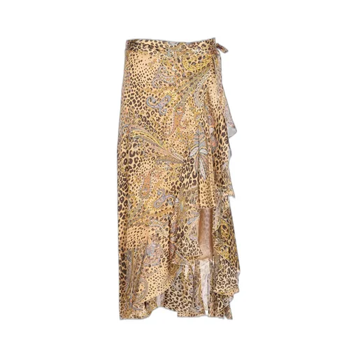 Peau D'ange Printed Midi Skirt