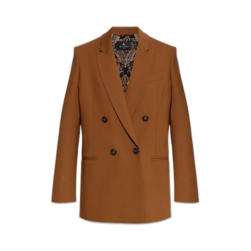 Double-Breasted Long Sleeved Blazer