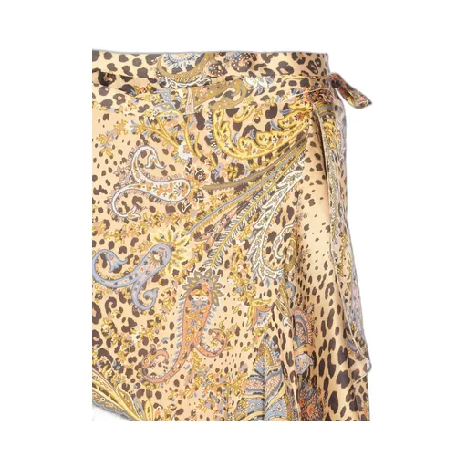 Peau D'ange Printed Midi Skirt