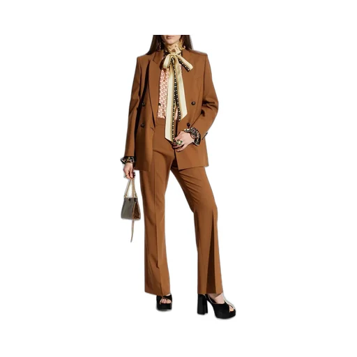 Double-Breasted Long Sleeved Blazer