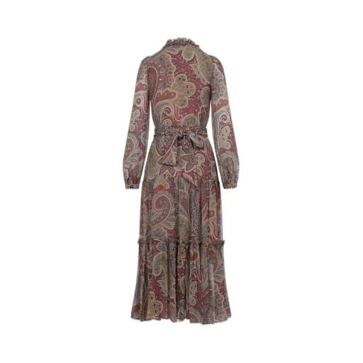 Paisley Printed Midi Dress