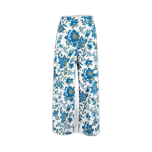 Cropped Floral Trousers