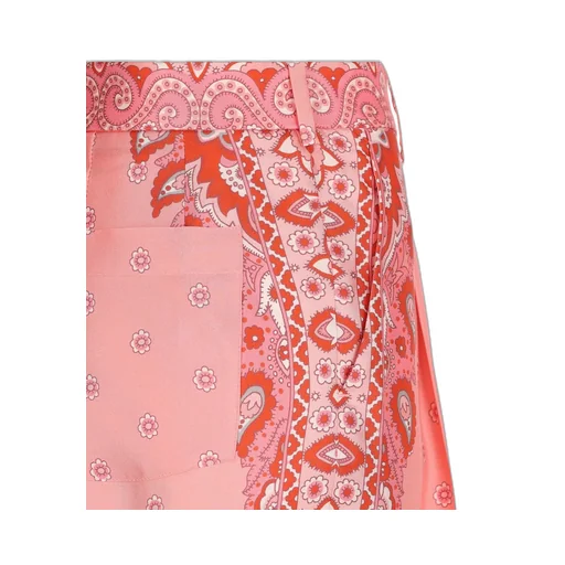 Floral-Printed Tailored Trousers