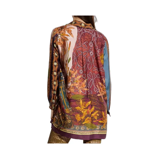 Placed Print Long Shirt