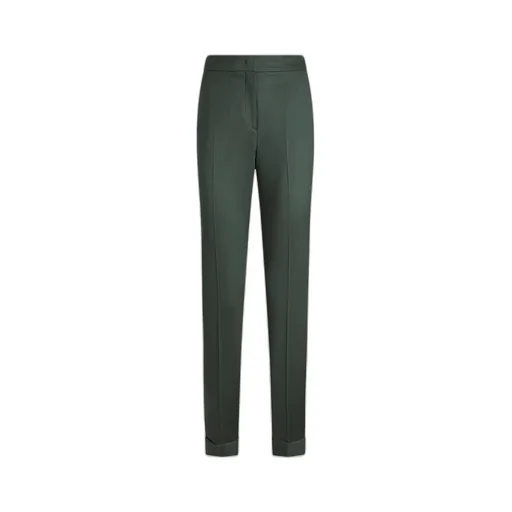 Cropped Stretch Trousers