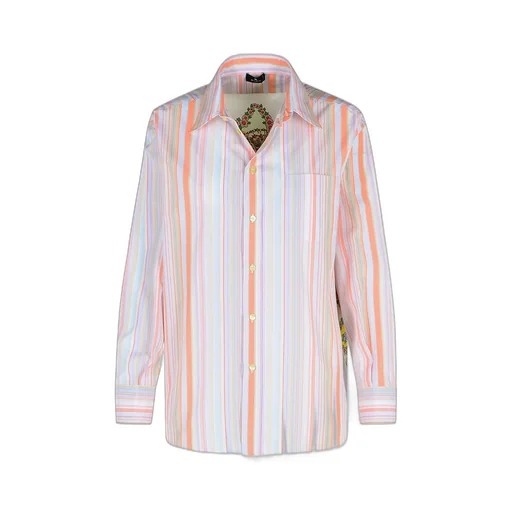 Pinstriped Long-Sleeved Shirt