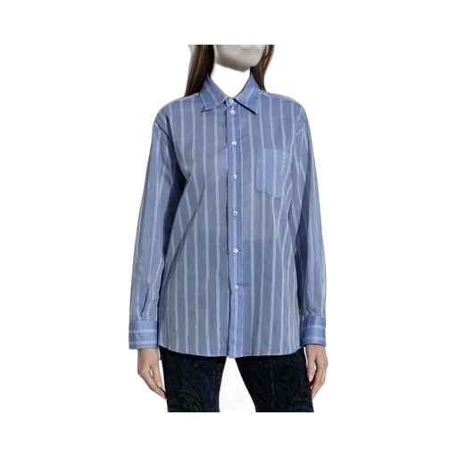 Graphic Printed Striped Shirt