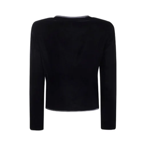 Tassel Detailed Velvet Jacket