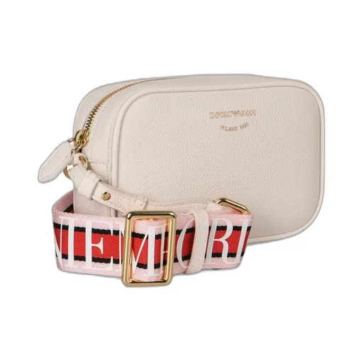Logo Detailed Zip-Up Crossbody Bag