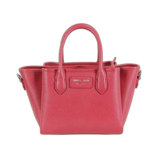 Logo Patch Top Handle Bag