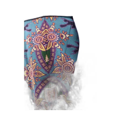 Floral Printed Elastic Waistband Trousers