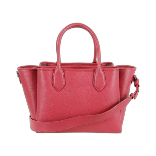 Logo Patch Top Handle Bag