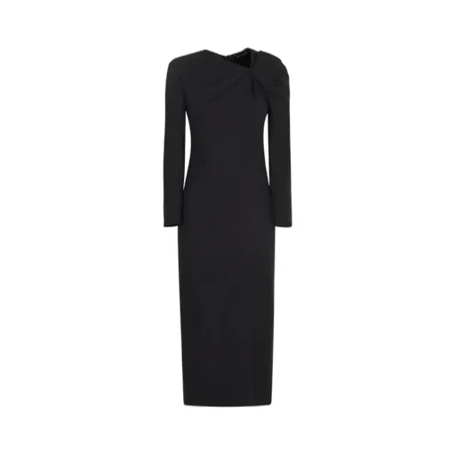Long-Sleeved Midi Dress