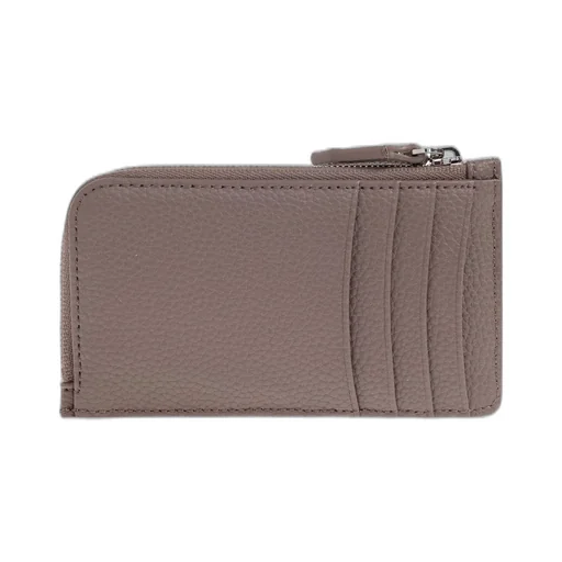 Logo Stamp Zip-Up Card Holder