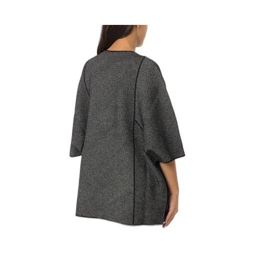 Short-Sleeved Button-Up Coat