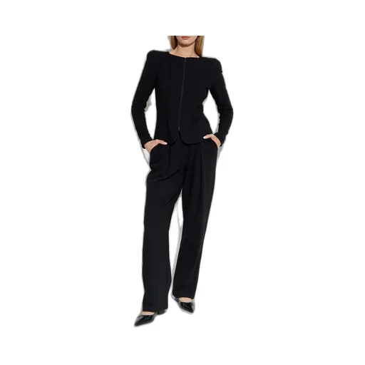 Herringbone Pattern Trousers