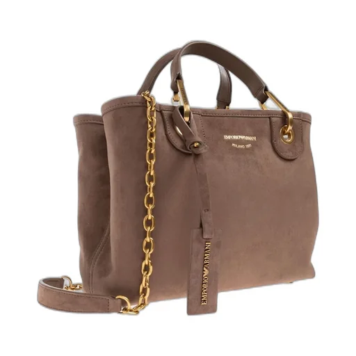 Logo Embossed Chain-Strap Tote Bag