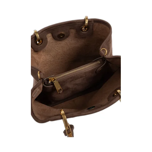 Logo Embossed Chain-Strap Tote Bag